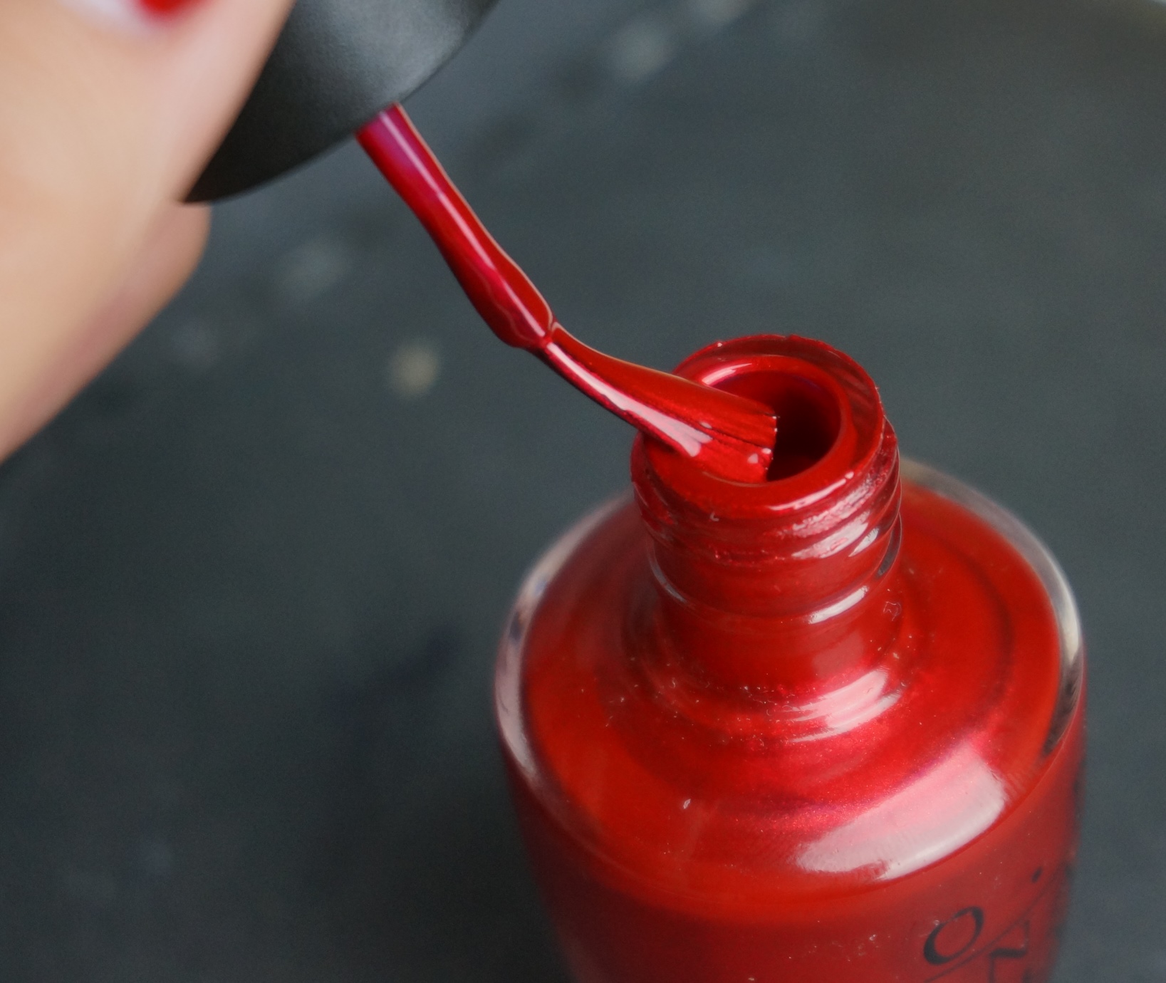 OPI danke-shiny red