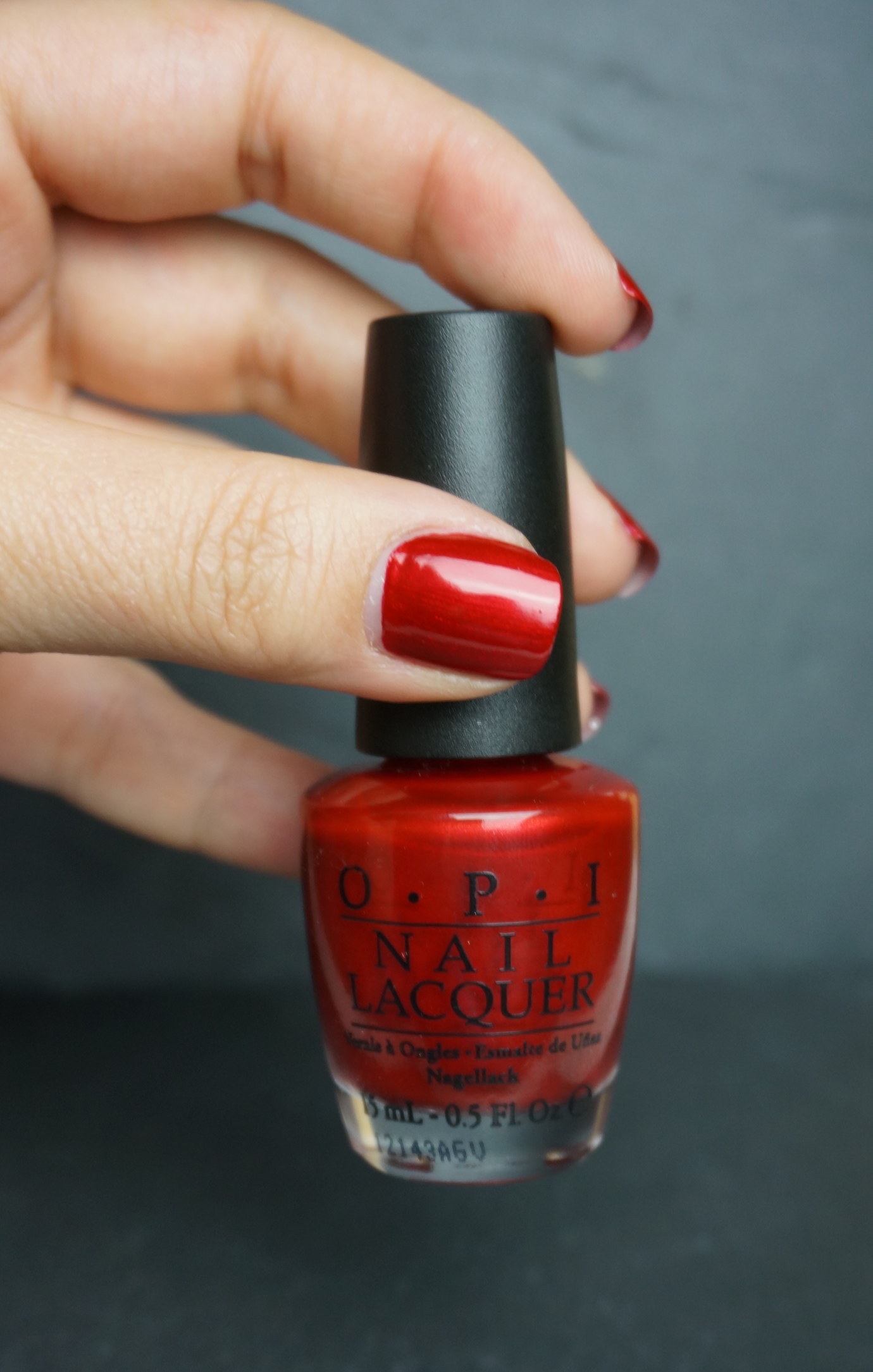 OPI danke-shiny red