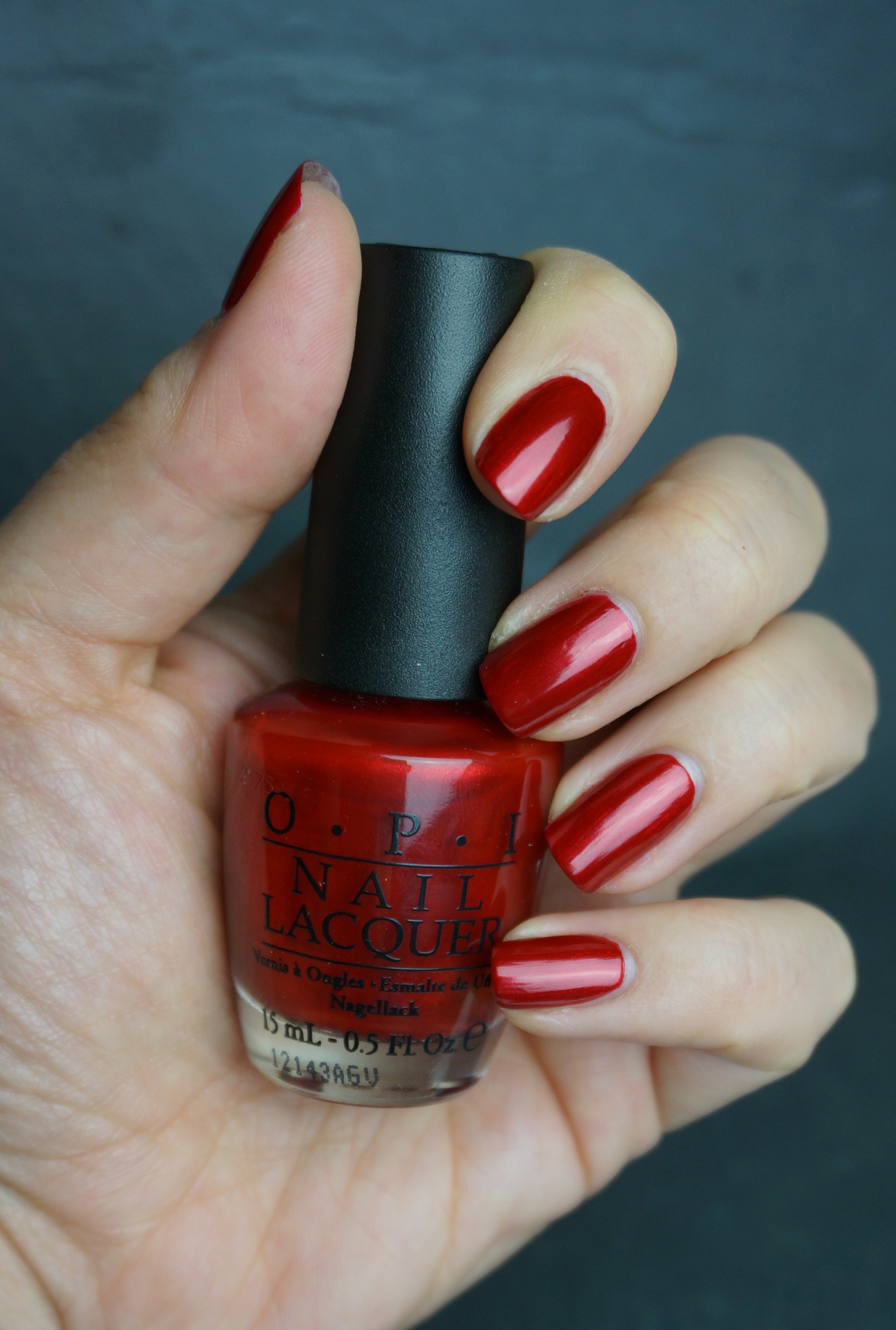 OPI danke-shiny red